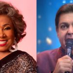 Alcione e Faustão (Foto: Divulgação/Reprodução/Band)