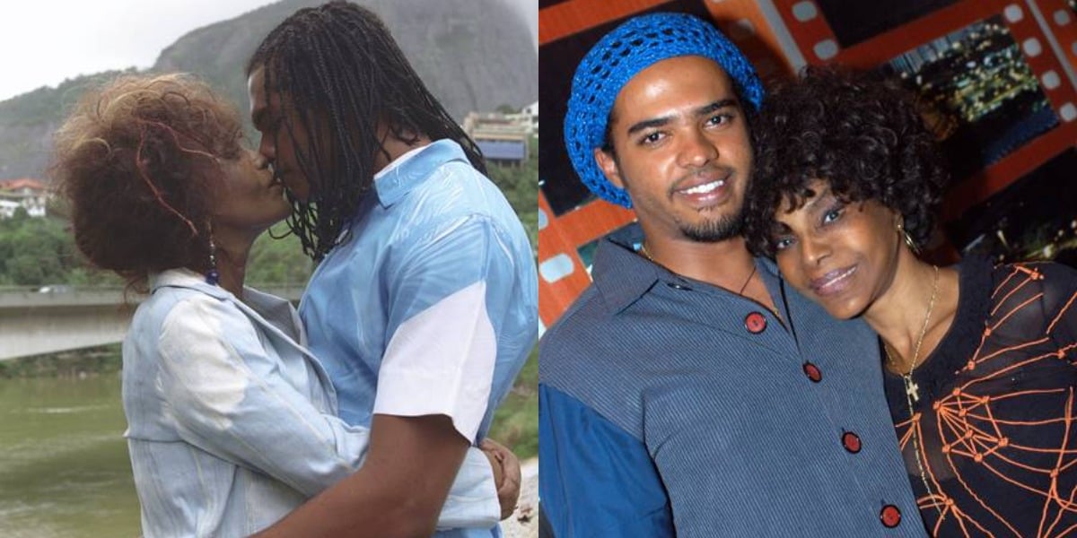 Elza Soares e ex-companheiro, Anderson Lugão - Foto: Reprodução
