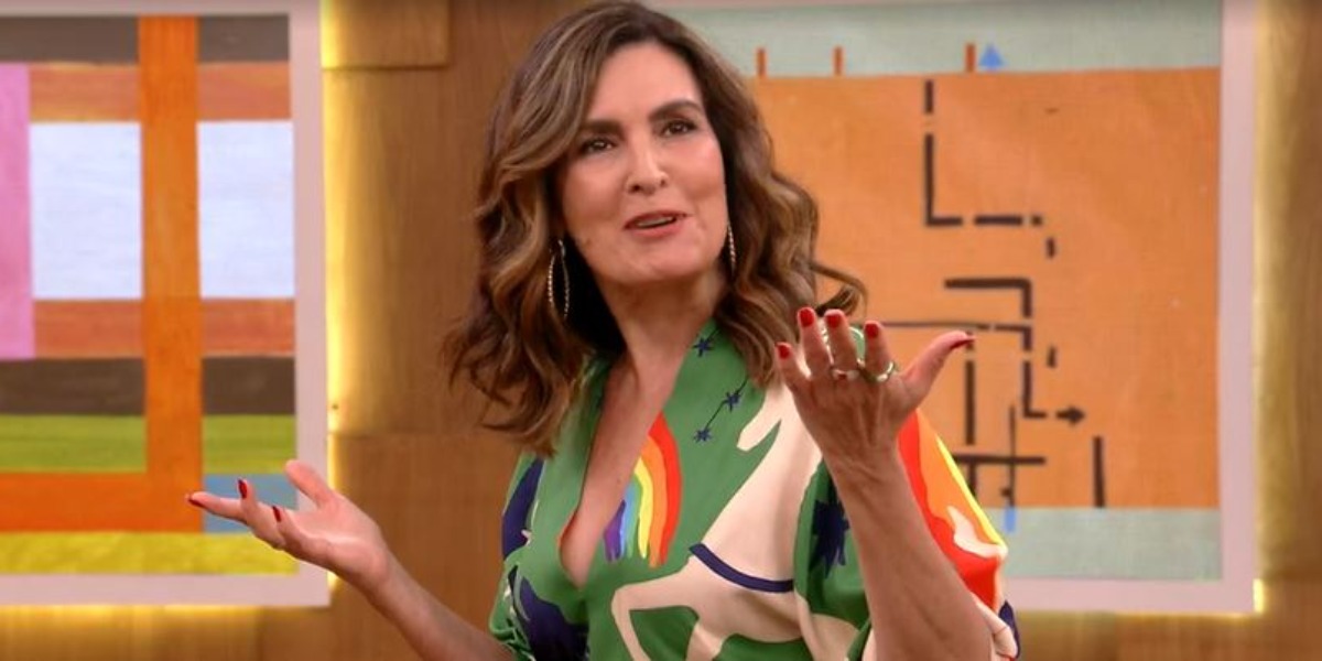 Fátima Bernardes no "Encontro" (Foto: Reprodução/TV Globo)
