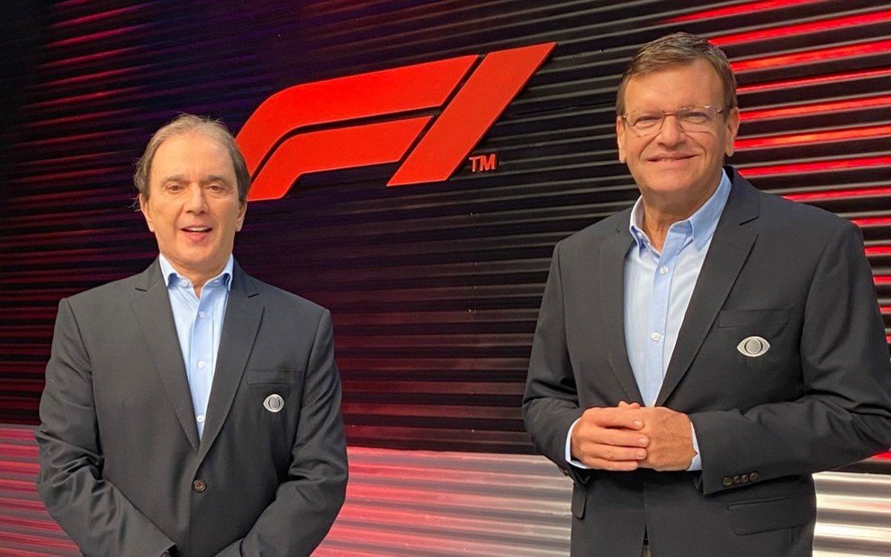 Sérgio Maurício e Reginaldo Leme comandam as transmissões da Fórmula 1 na Band