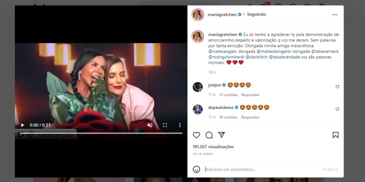 "Eu não podia", Gretchen é desmascarada, entrega o que escondeu do marido e expõe desfecho: "Sem palavras" "Eu não podia", Gretchen é desmascarada, entrega o que escondeu do marido e expõe desfecho: "Sem palavras"