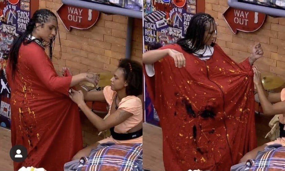 Linn da Quebrada surpreendeu ao levar traje para trocar de roupa (Foto: reprodução)