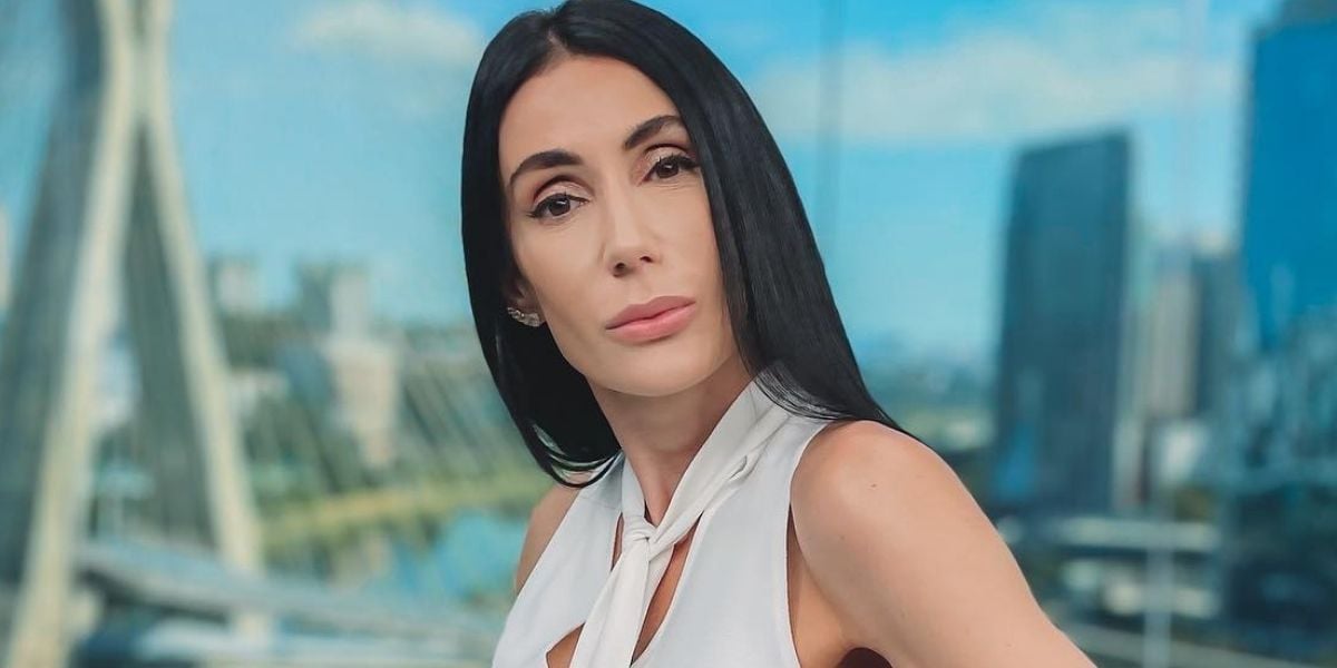 Discreta, Michelle Barros, substituta de Bocardi, expõe relação com jornalista da Globo e confirma: "Minha"