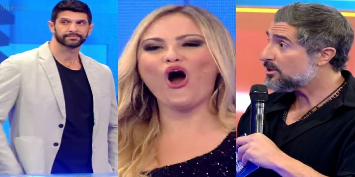 Namorado de Ellen Roche chamou a atenção de Marcos Mion (Foto: montagem) 