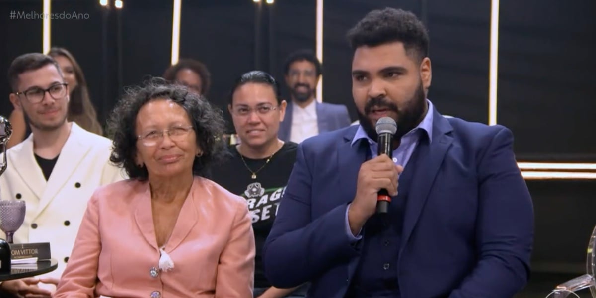 Paulo Vieira surpreendeu com piadas (Foto: Reprodução)