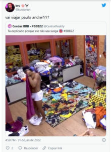 Internautas brincaram com o volume na cueca de P.A (Foto: Reprodução / Twitter)