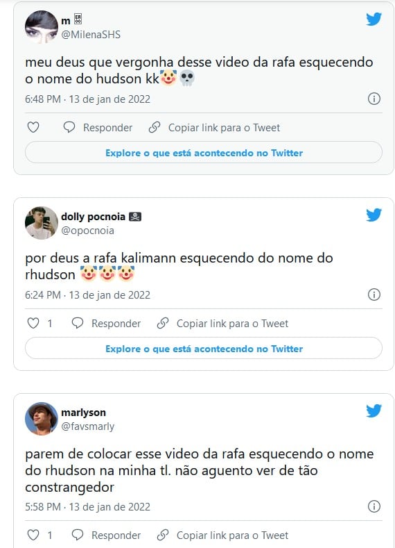 Gafe de Rafa Kallimann repercurti na internet (Foto: Reprodução / Internet)