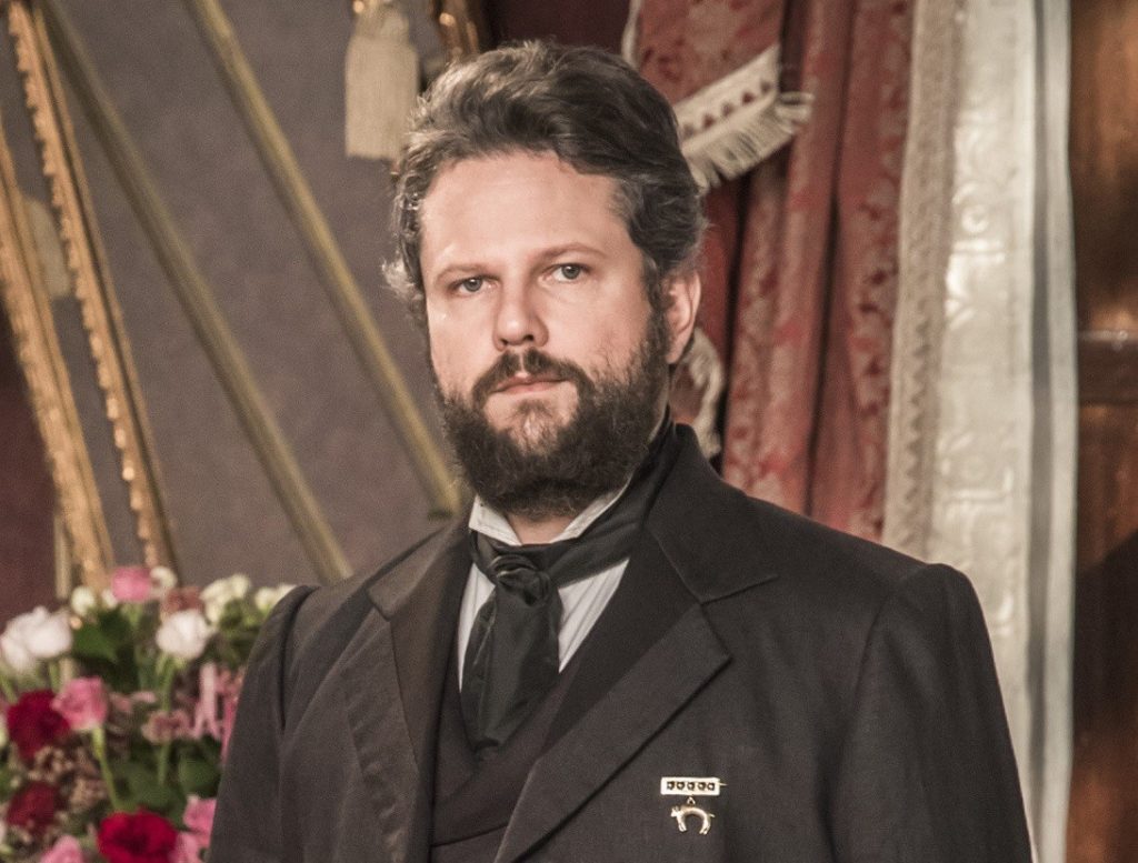 Selton Melo como Dom Pedro II em Nos Tempos do Imperador 