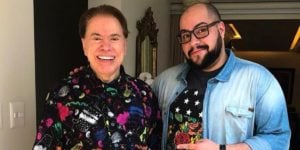 Silvio Santos e Tiago Abravanel. (Foto: Reprodução)