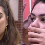 BBB22: Naiara Azevedo esculacha Eslovênia após perder estalecas (Foto: Reprodução/Montagem)