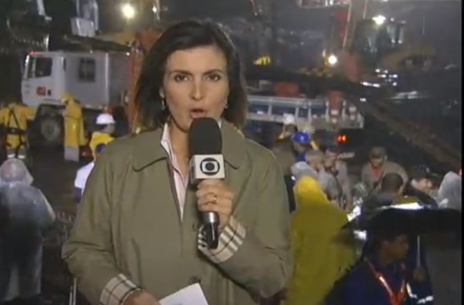 Fatima Bernardes fez cobertura in loco para o JN em 2011 Fatima Bernardes fez cobertura in loco para o JN em 2011