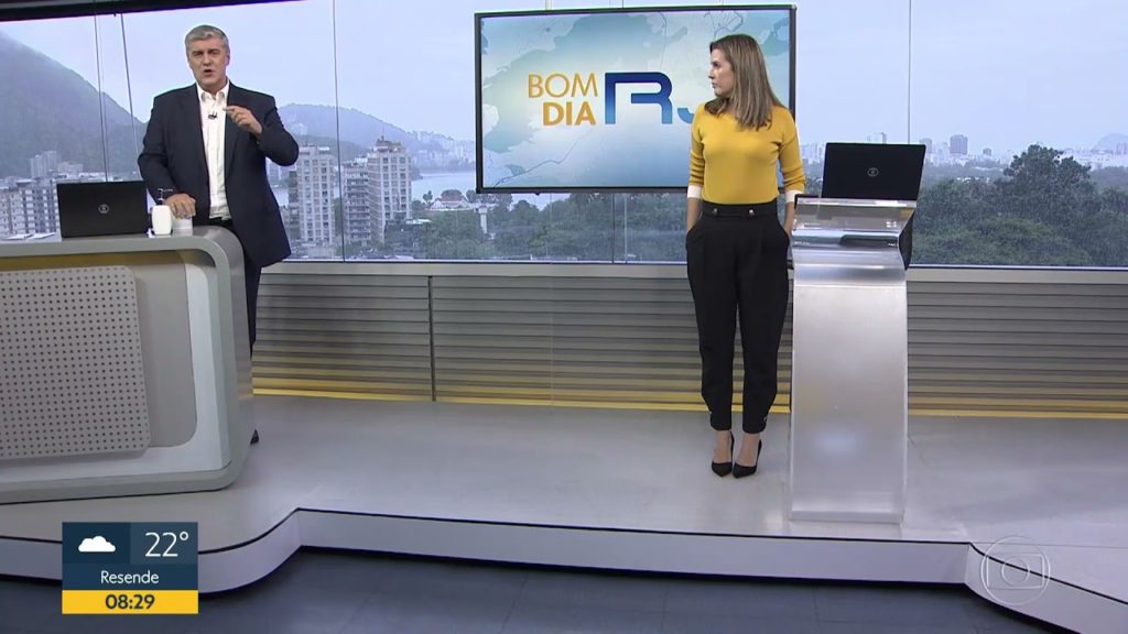 Flávio Faschel e Silvana Ramiro entraram com plantão do Bom Dia Rio