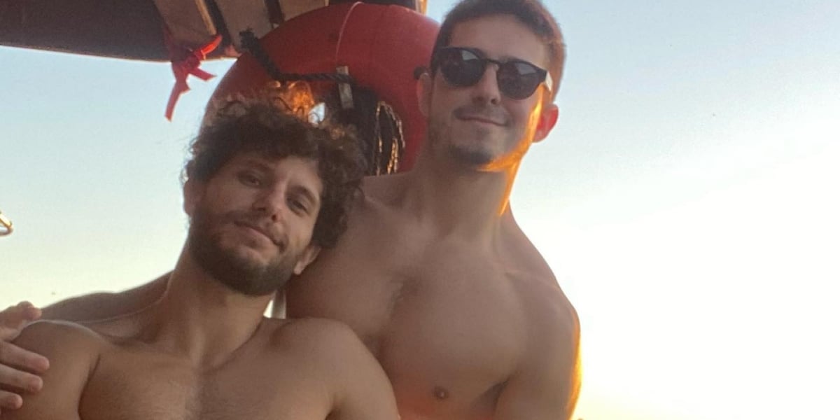 Igor Cosso e namorado (Reprodução)