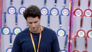 Lucas no Jogo da Discórdia de 21/02 (Foto: Reprodução / Globoplay) Lucas no Jogo da Discórdia de 21/02 (Foto: Reprodução / Globoplay)
