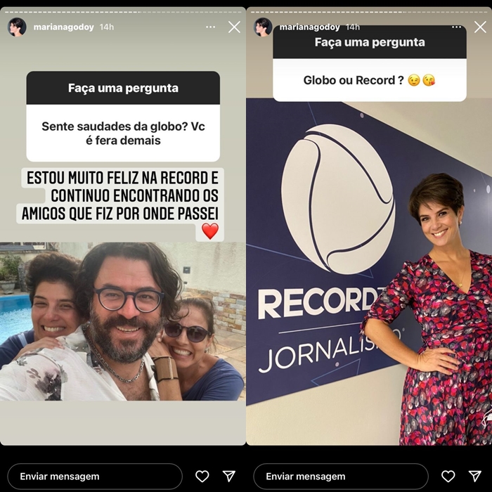 Mariana Godoy respondeu seus seguidores na caixinha do instagram Mariana Godoy respondeu seus seguidores na caixinha do instagram