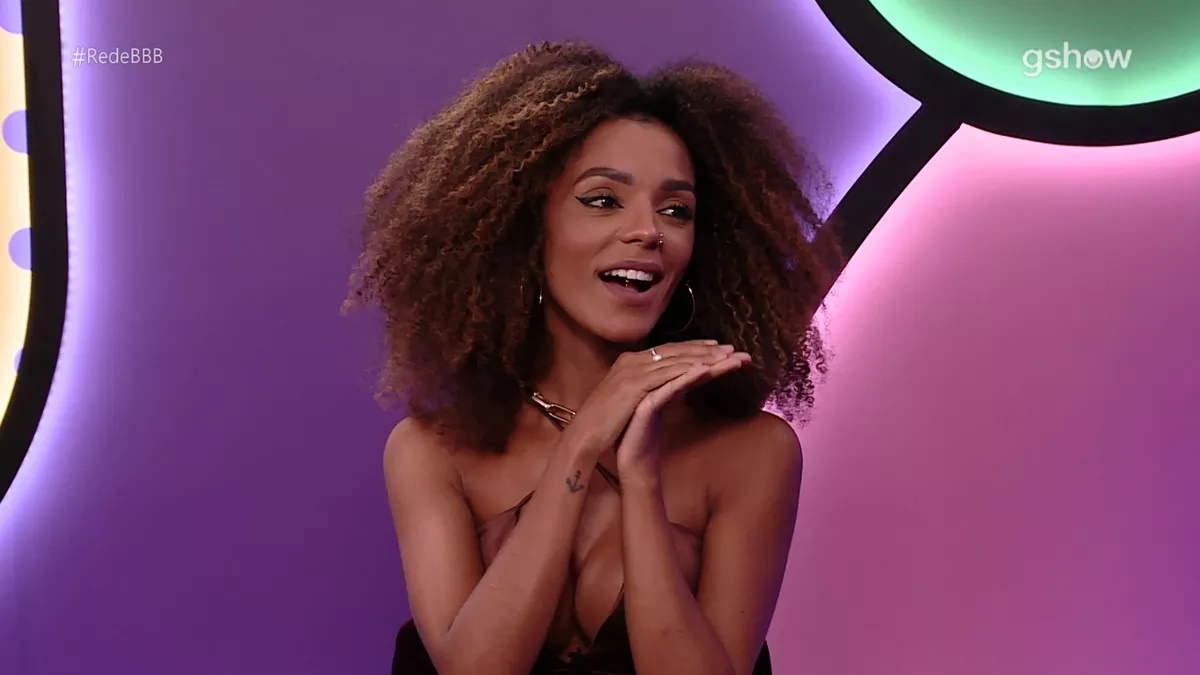 Brunna Gonçalves faz revelações no "Fora da Casa", da Globoplay (Reprodução/ Globoplay)