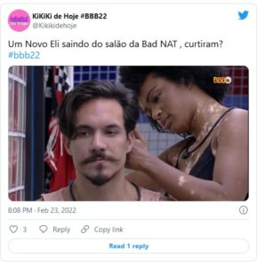 Internautas reagem a mudança no visual de Eliezer e elogiam o brother (Foto: Reprodução / Twitter) Internautas reagem a mudança no visual de Eliezer e elogiam o brother (Foto: Reprodução / Twitter)