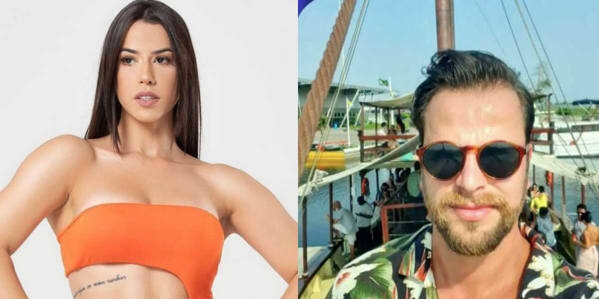 BBB22: Larissa e Gustavo estão confinados na Casa de Vidro (Foto: Reprodução/Montagem)