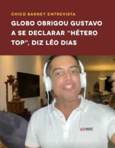 Léo Dias soltou uma bomba sobre Gustavo do BBB22 (Foto: Reprodução / Internet)