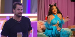 No BBB22, Gustavo zombou de Ludmilla e diz que vai puxar Brunna (Foto: Reprodução)