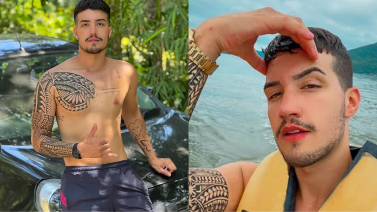 influenciador digital e estudante de direito, novo romance do campeão, Rico Melquiades (Montagem/ Reprodução/ Instagram)