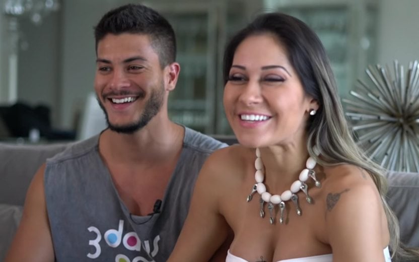 Maíra Cardi, esposa de Arthur Aguiar, comenta sobre o bbb