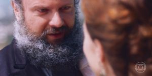 Dom Pedro II no último capítulo de Nos Tempos do Imperador (Foto: Reprodução/Globo)