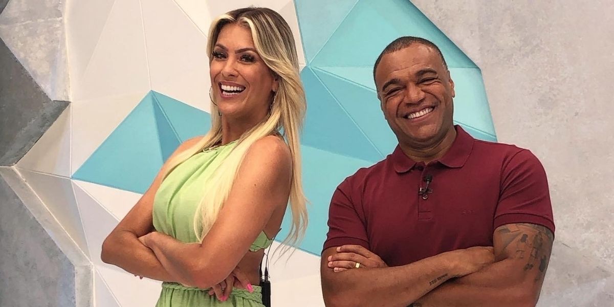 Renata Fan e Denílson estão juntos há mais de 10 anos na Band
