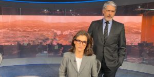 Renata Vasconcellos e William Bonner mostraram farsa no Jornal Nacional  (Foto: Reprodução / TV Globo)