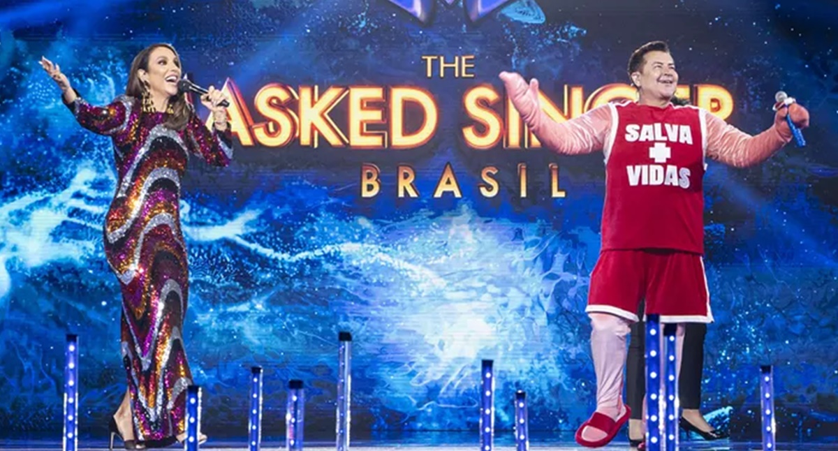Beto Barbosa, o Rei da Lambada era o Boto Rosa do The Masked Singer Brasil (Divulgação/ TV Globo)