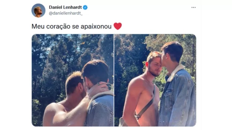 Marcus Lobos: Publicação de Daniel Lenhart no Twitter (Imagem: Reprodução)