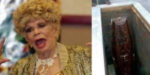 Túmulo de Dercy Gonçalves (Foto: Reprodução)