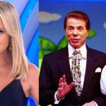 Eliana e Silvio Santos no SBT (Foto: Reprodução)