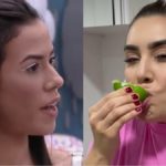 Larissa chama Naiara de "falsa" e sertaneja provoca na internet (Montagem/ Reprodução)
