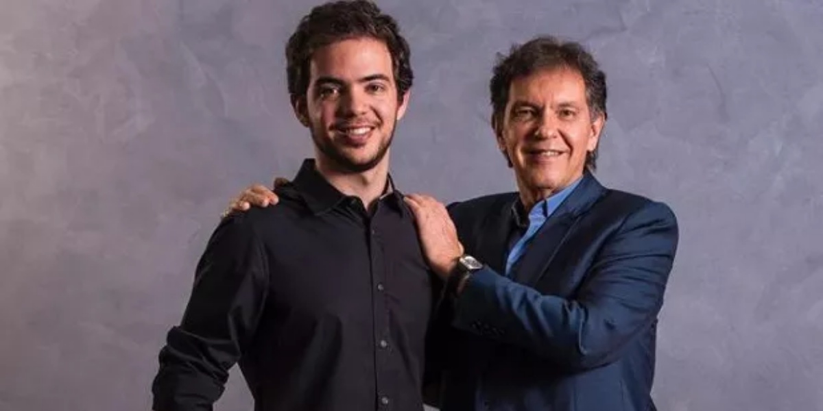 Neto Appolinário ao lado de João Appolinário (Foto: Reprodução)