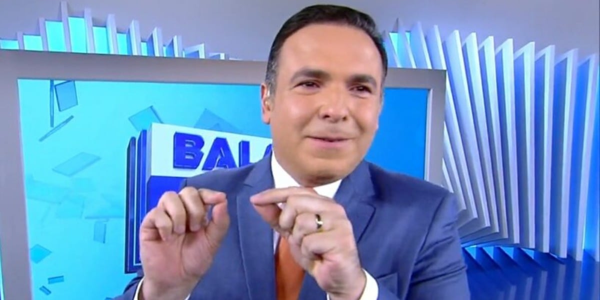 Reinaldo Gottino no Balanço Geral SP da Record (Foto: Reprodução)