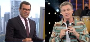 Rodrigo Bocardi apelou para Luciano Huck ao vivo no Bom Dia São Paulo- Foto: Montagem/TV Foco