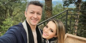 Lucas Lima ao lado de Sandy (Foto: Divulgação)