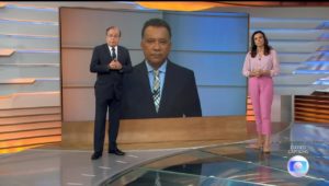 Chico Pinheiro, Heraldo Pereira e Ana Paula Araújo expressaram o luto pela morte do famoso jornalista- Foto: Reprodução-Globo