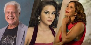 Antônio Fagundes, Bruna Marquezine e Camila Pitanga (Montagem: TV Foco)