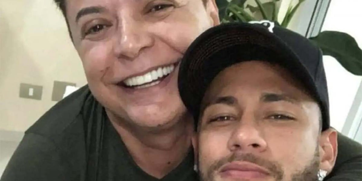 David Brazil ao lado de Neymar, seu grande amigo - Foto: Reprodução