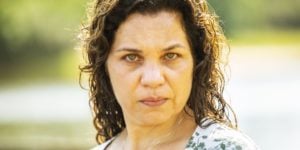 Isabel Teixeira já caracterizada para o remake de Pantanal (Foto: Reprodução/Globo/João Miguel Júnior)