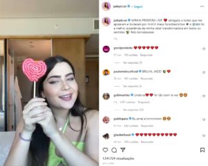 Jade Picon falou com os seus fãs pela primeira vez após deixar o BBB22 (Foto: Reprodução / Instagram) Jade Picon falou com os seus fãs pela primeira vez após deixar o BBB22 (Foto: Reprodução / Instagram)