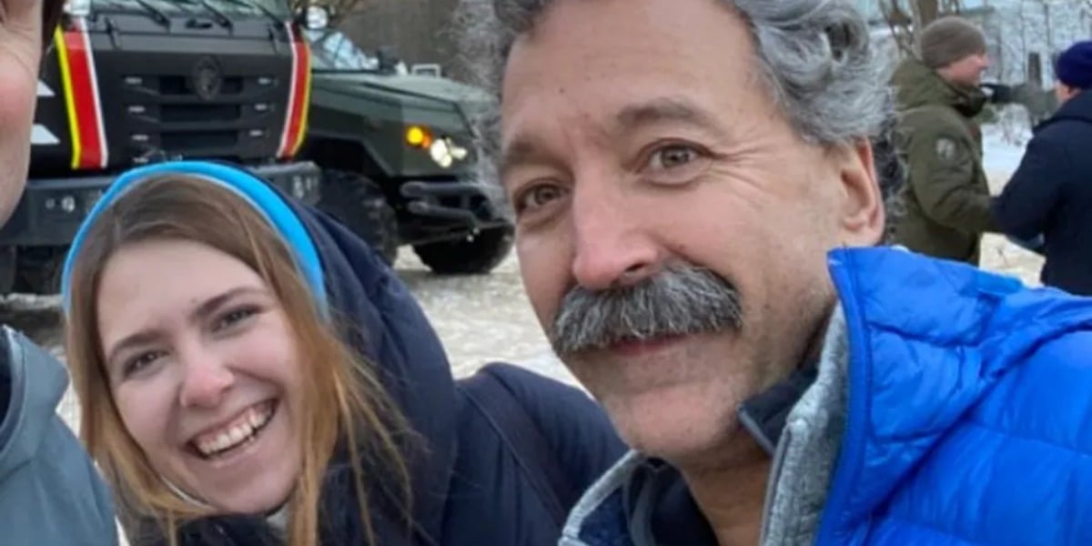 Oleksandra "Sasha" Kuvshynova e Pierre Zakrzewski (Foto: Reprodução/Twitter)