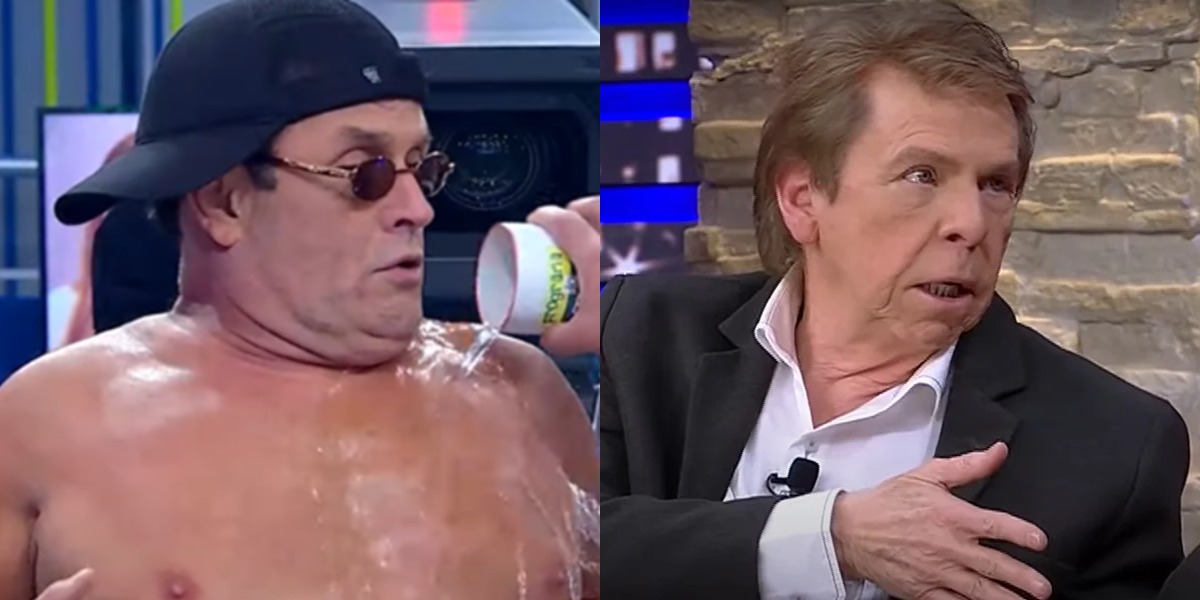 Sérgio Mallandro e Nelson Rubens já brigaram nos bastidores (Foto: Reprodução/SBT/RedeTV!)