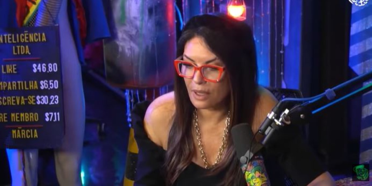 Márcia Goldschmidt no "Inteligência Ltda." (Foto: Reprodução/YouTube)