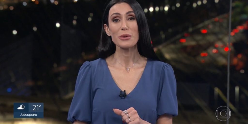 Michelle Barros, da Globo - Foto: Reprodução