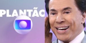 O Plantão da Globo noticiou sequestro de Silvio Santos em 2001  (Foto: Reprodução/TV Globo/Divulgação/SBT)