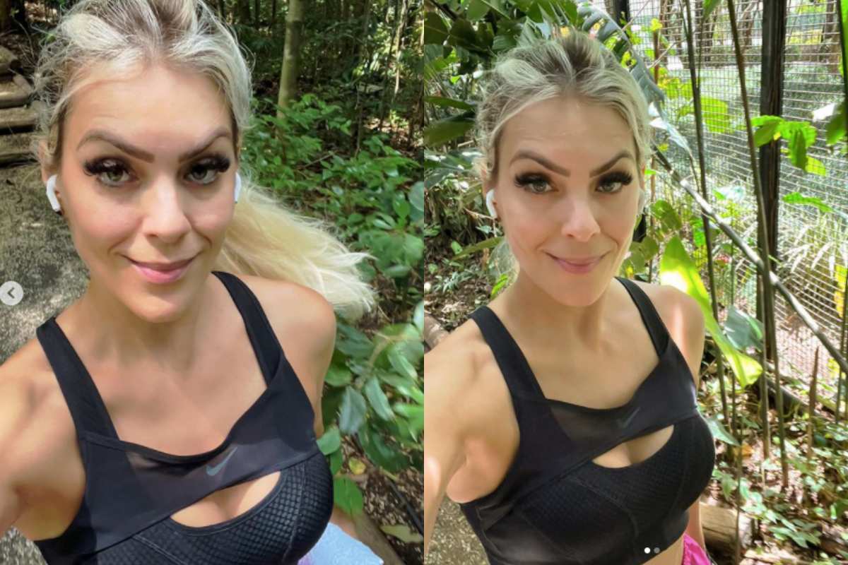 Renata Fan surge como nunca vista antes e decote diferenciado explode