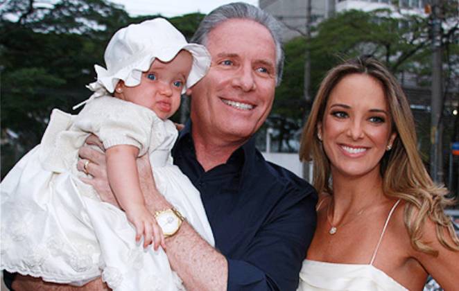 Ticiane Pinheiro na época do casamento com Roberto Justus (Foto: Reprodução)